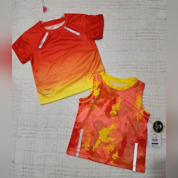 Athletic Works Baby and Toddler Boys' ActiveT-Shirt and Tank Top, 2-Pack - Picture 4 of 7